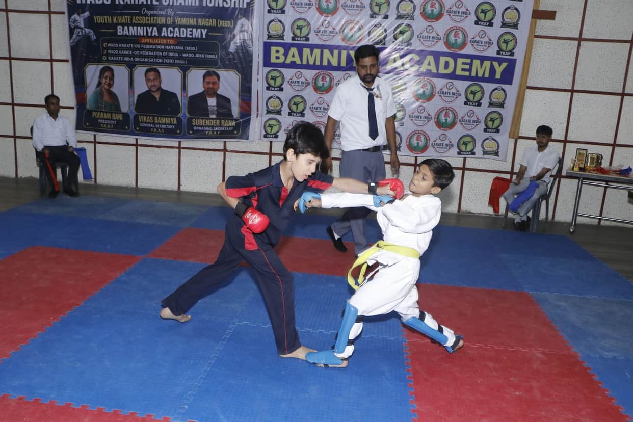 200 players showcased their talent at the district-level karate competition.