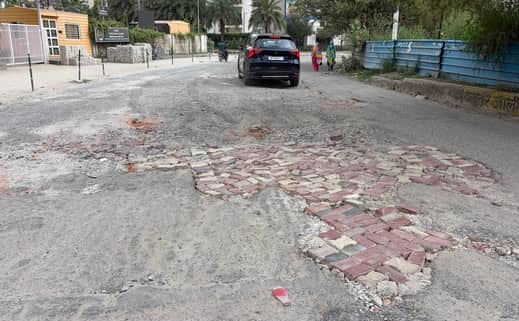 Potholes have made themselves at home on the roads... while repairs are merely visiting guests.