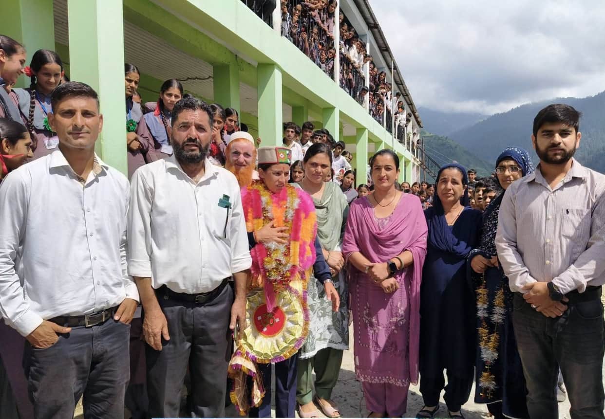 Neetu won the race, bringing glory to the entire Churah region.