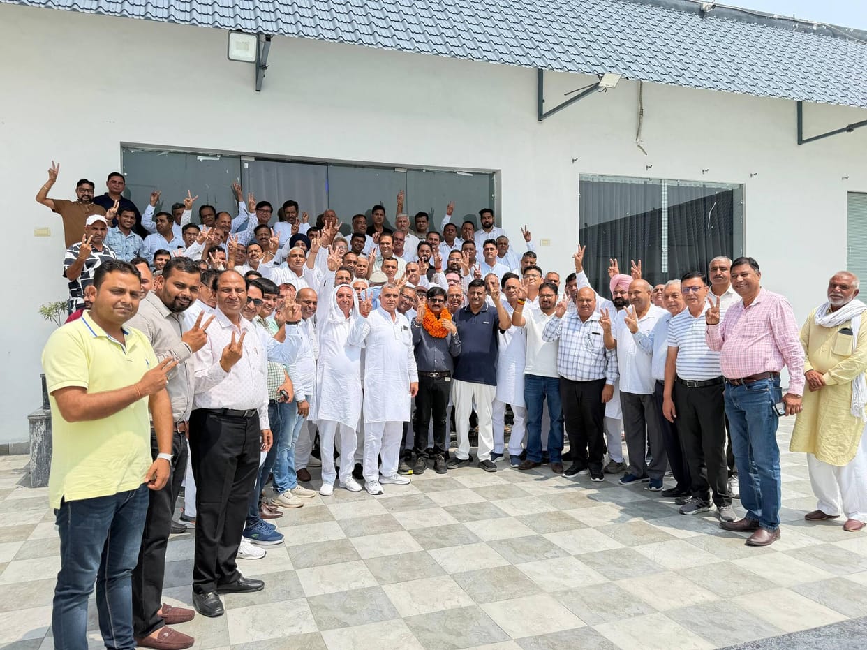 Ashwani becomes President of the Haryana Brick Kiln Association.