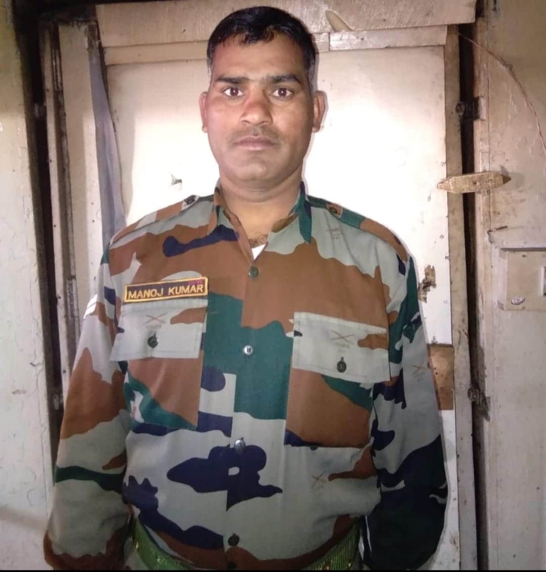Subedar Manoj Yadav passes away while on duty in Siliguri.