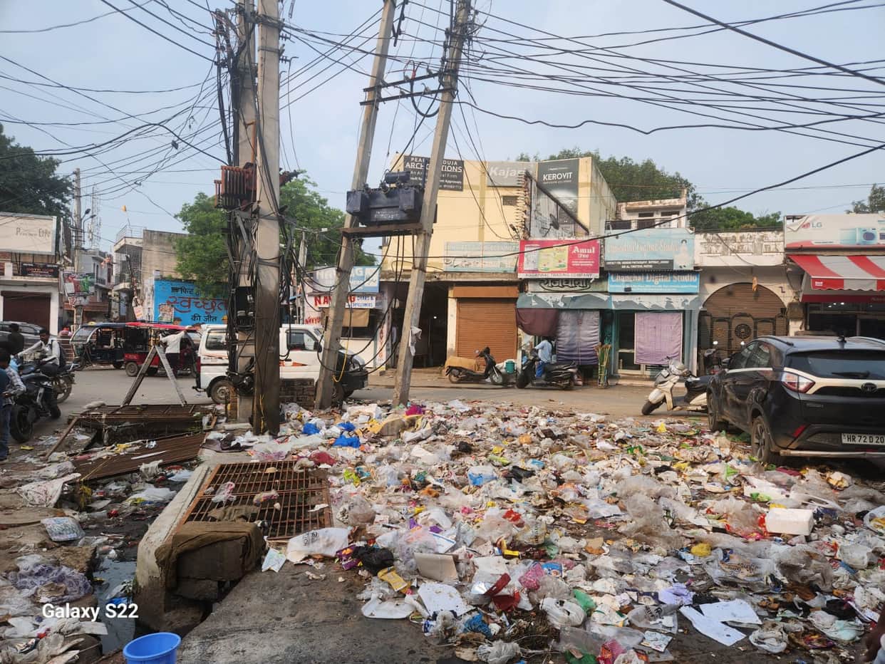 Garbage is not being cleared from the collection points.