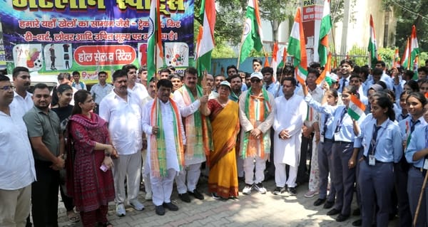 'Maa Tujhe Pranam' Tiranga Rally taken out with enthusiasm and zeal.
