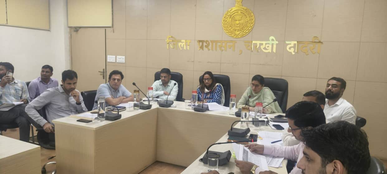 Rohtak Divisional Commissioner Monica Malik reviewed pending cases across various departments