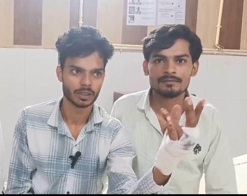Chinese manjha wrapped around neck, palm cut when removed