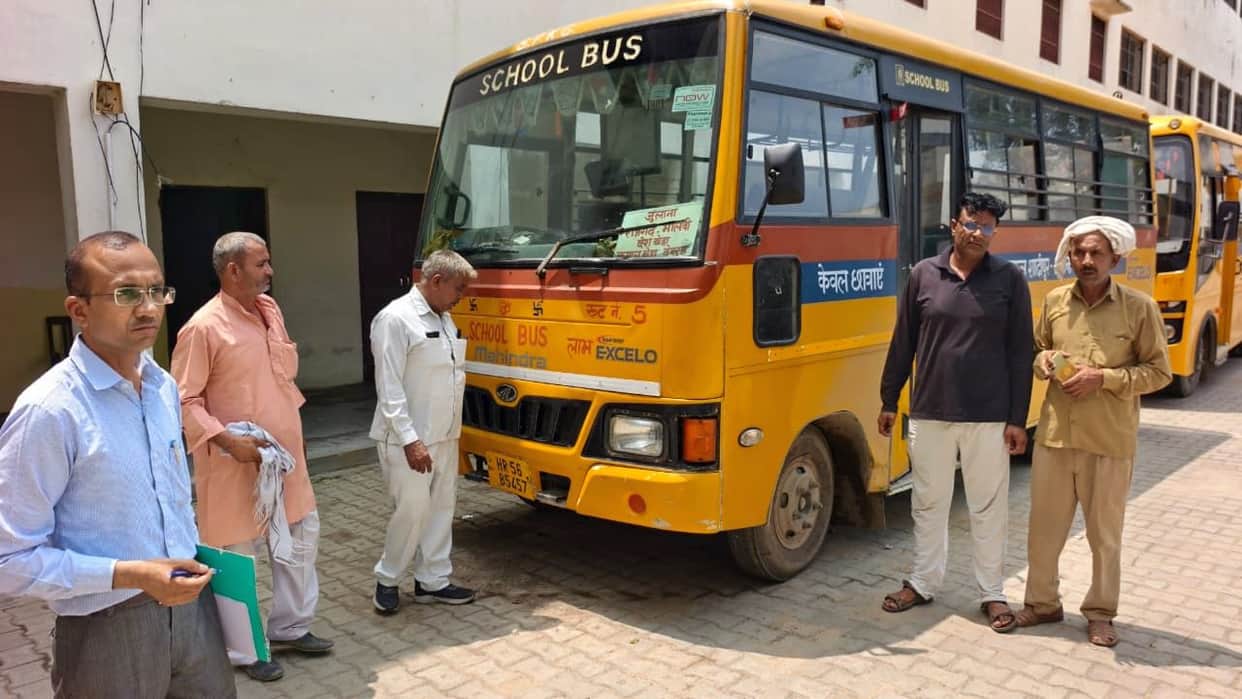 Seven private school buses were found to be up to standard during the inspection.