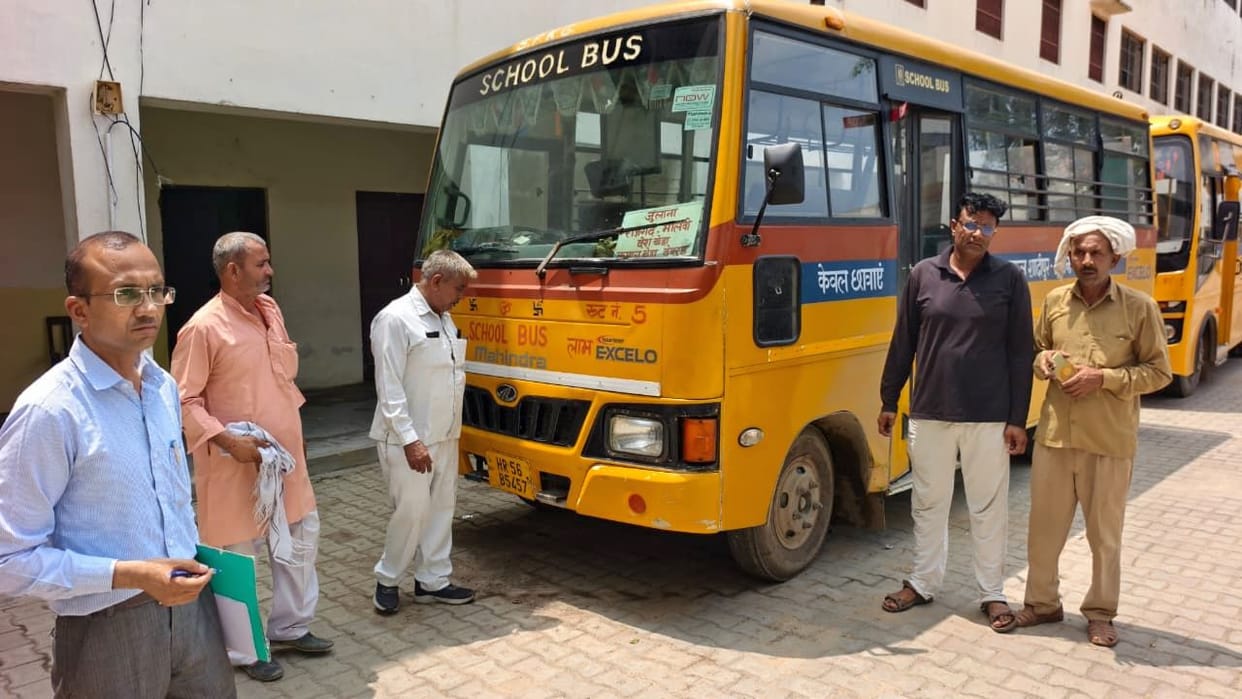 Seven private school buses were found to be up to standard during the inspection.