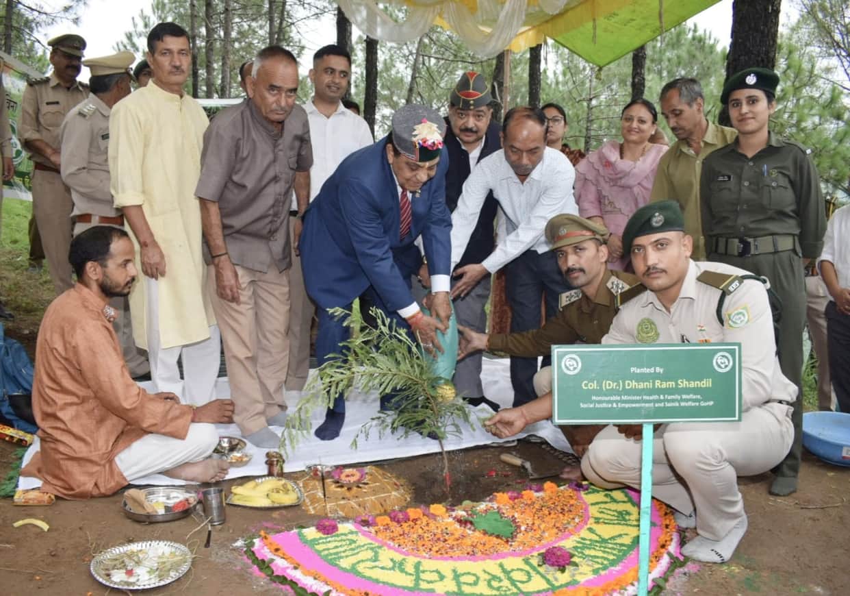 Along with tree plantation, caring for the plants is also essential: Dr. Shandil