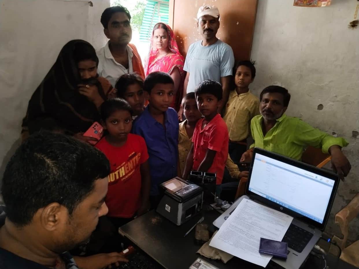 Did not have to go to Maharajganj for Aadhaar
