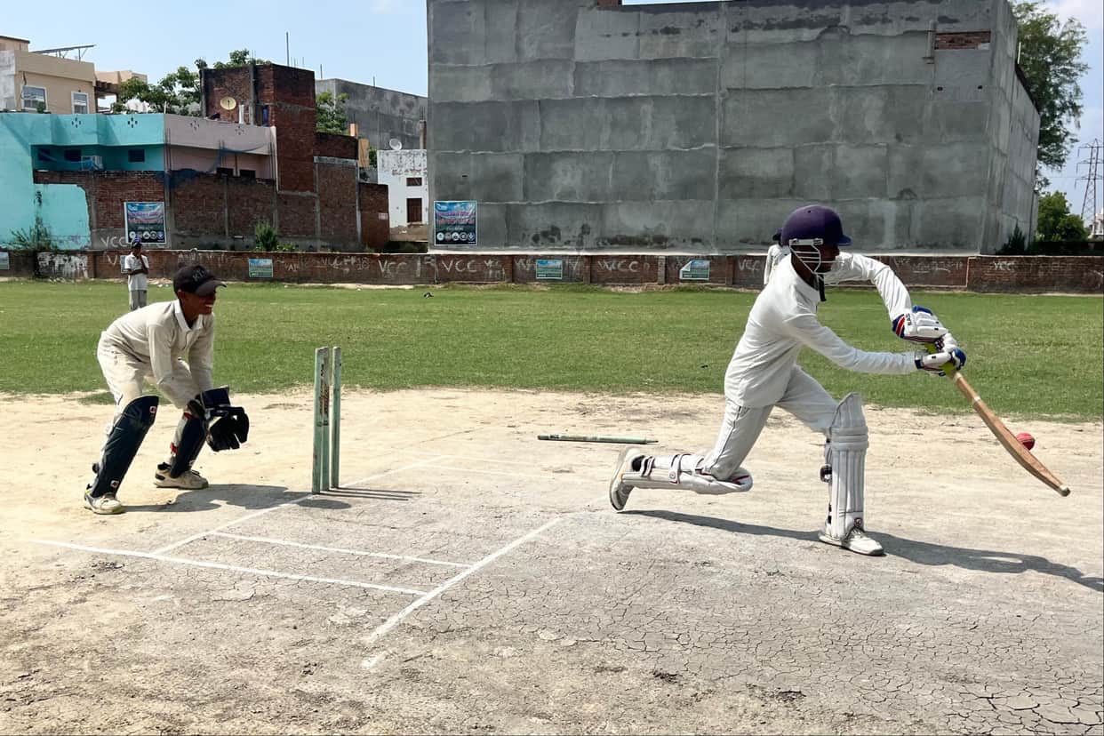 Ghosi defeated RS Cricket Academy by 57 runs, powered by Aniket's lethal bowling.