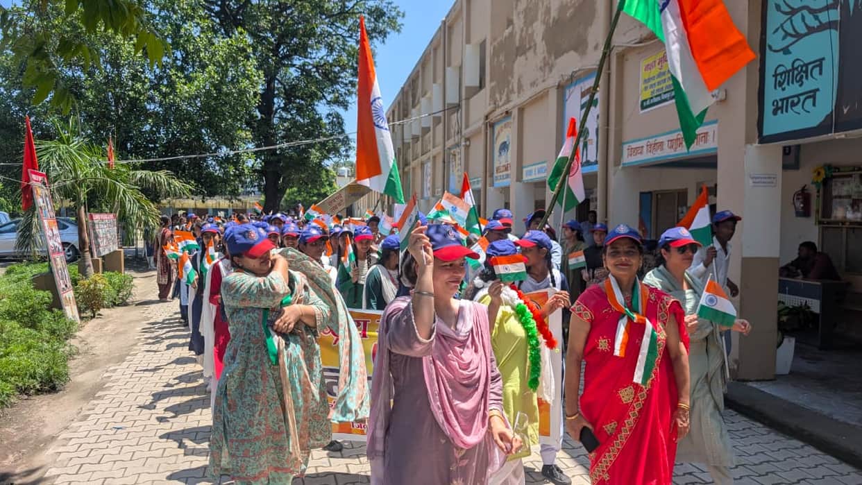 Tiranga Yatra taken out amidst patriotic slogans