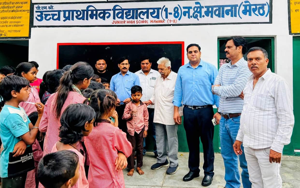Gave Albendazole tablets to the children.