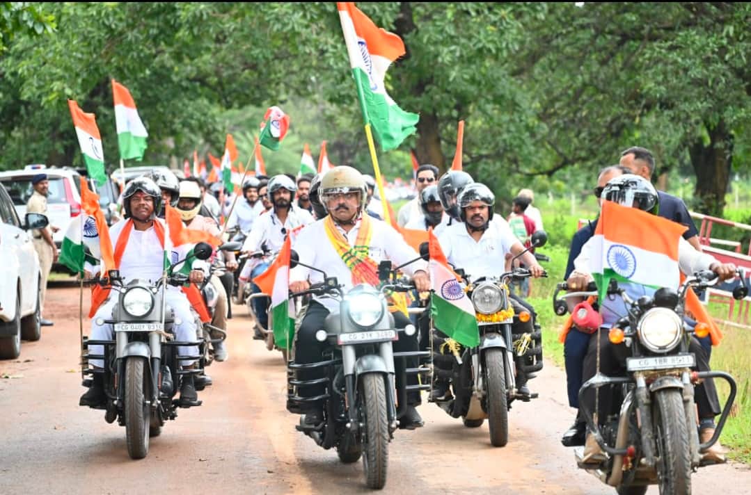 The landscape of Bastar has transformed with the Tricolour; the message of peace and development resonates in