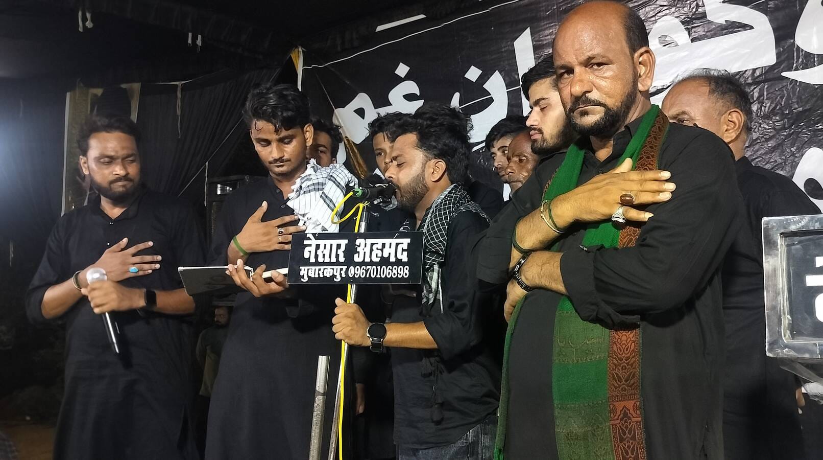 The Alam and Tabut procession was taken out in Dasmada; it concluded upon reaching Karbala at dawn.