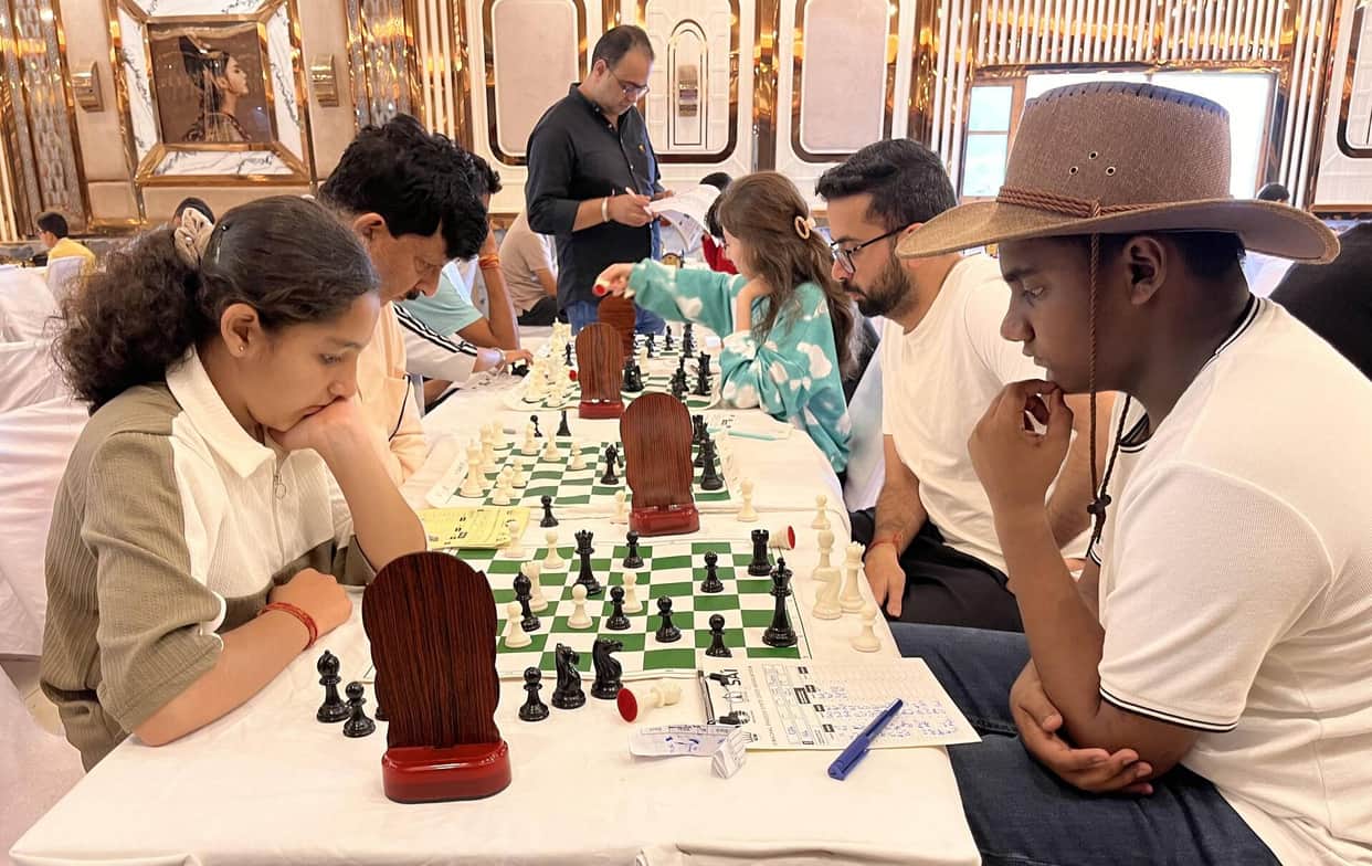 Chess competition kicks off in grand style at the Theog Festival with 161 players