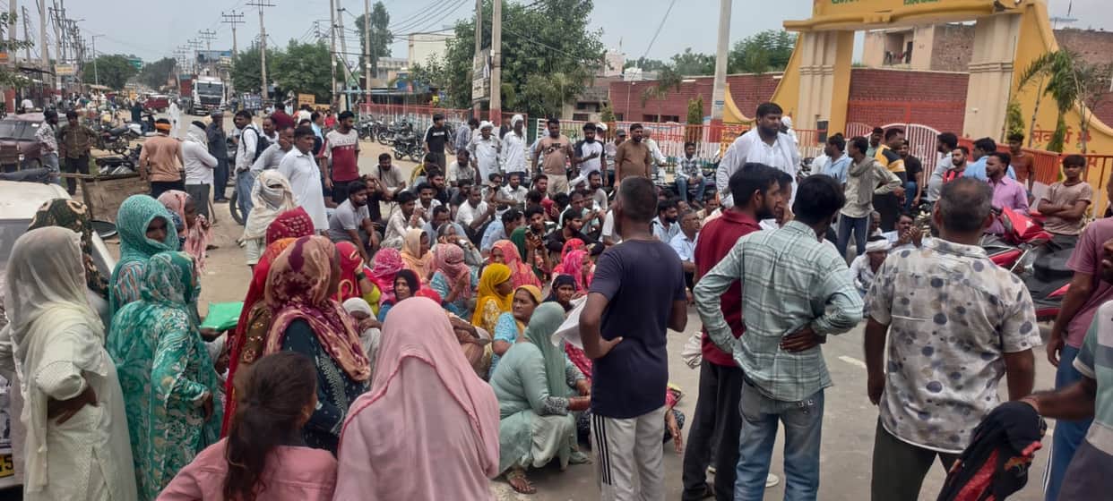 Teacher named in molestation case involving a female student; villagers from Dhand blocked the highway.