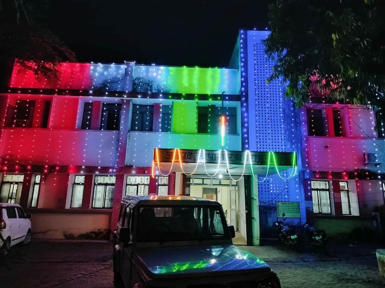 Tricolour lights illuminate the Terai; Independence Day celebrations to be held today.