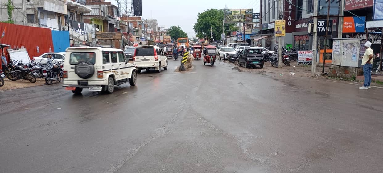 A four-lane road will be built from Wazidpur to Pachhatiya, and it will be 14 meters wide