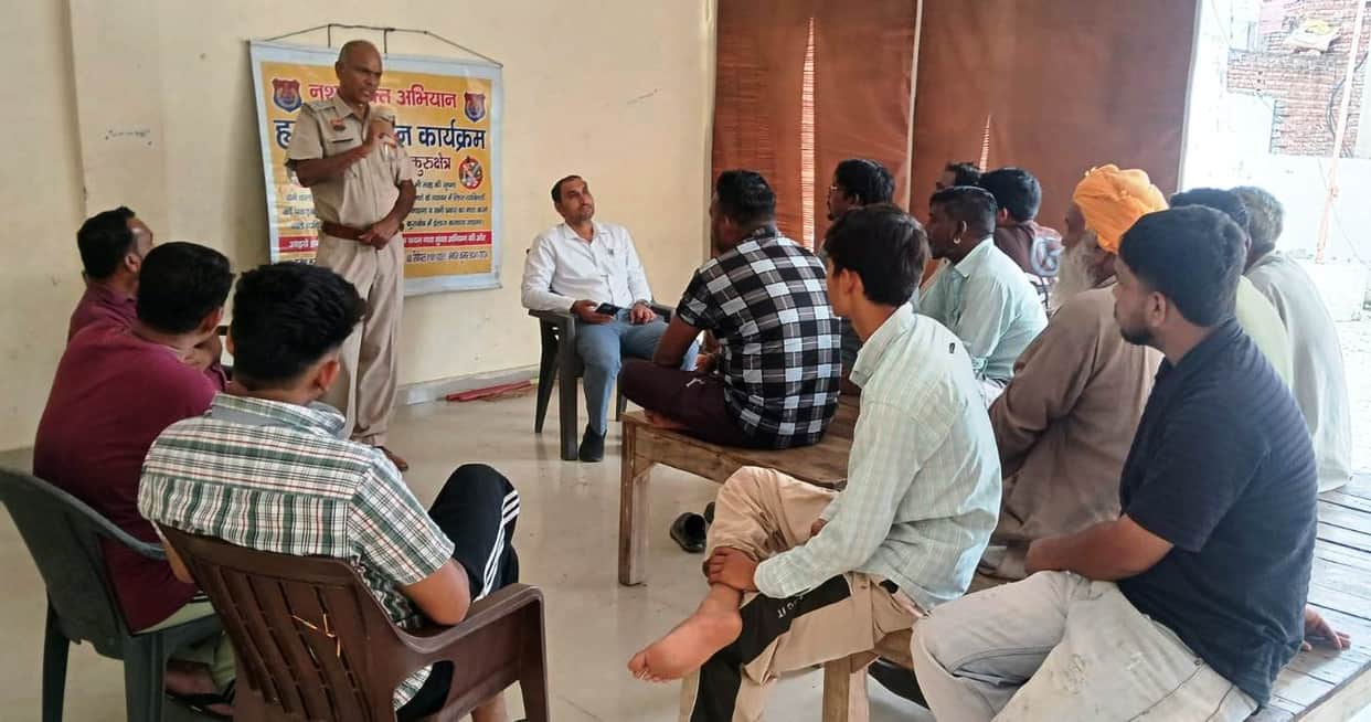 Villagers made aware about the dangers of substance abuse.