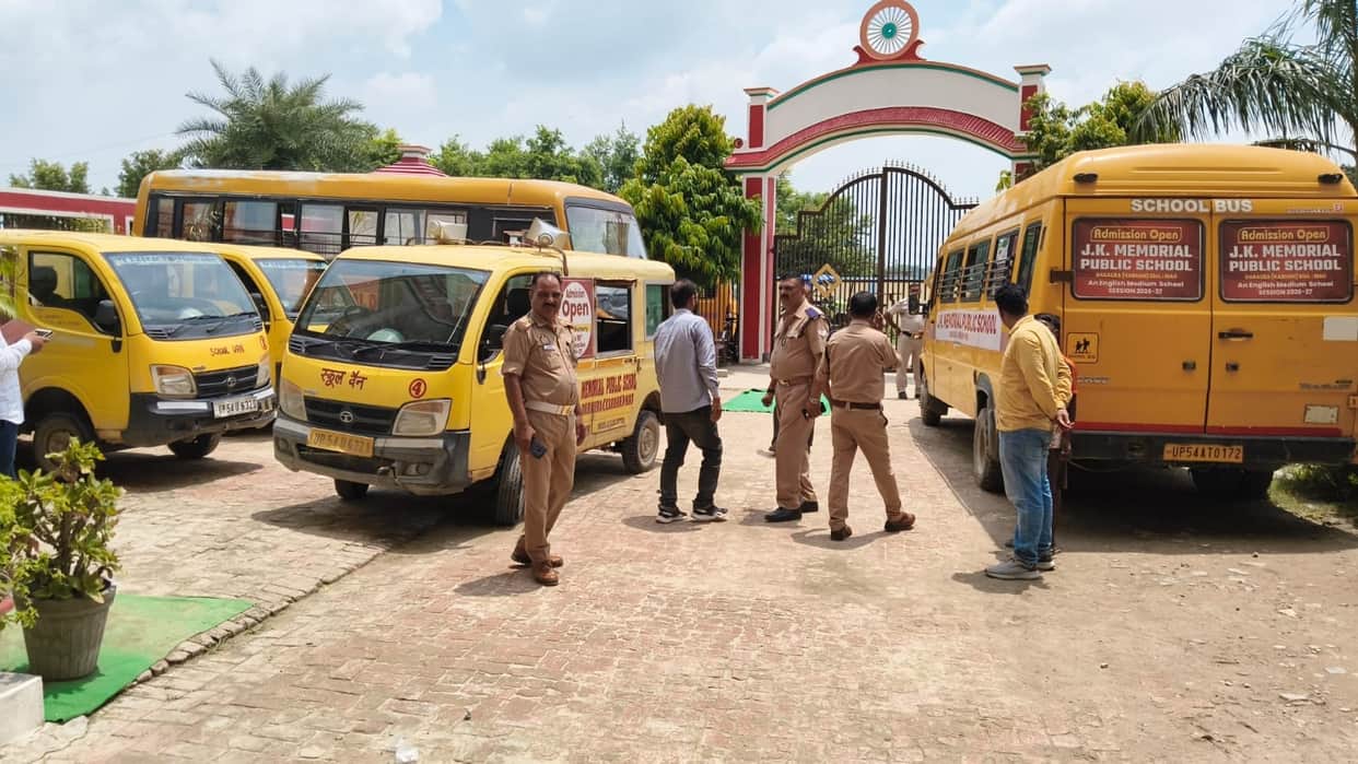 65 school vehicles found unfit; challans issued to 78.
