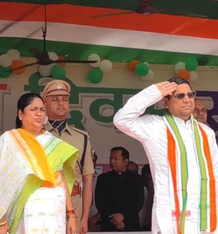 samastipur independence day 2026 tricolour patel maidan damodar rawat dm roshan kushwaha