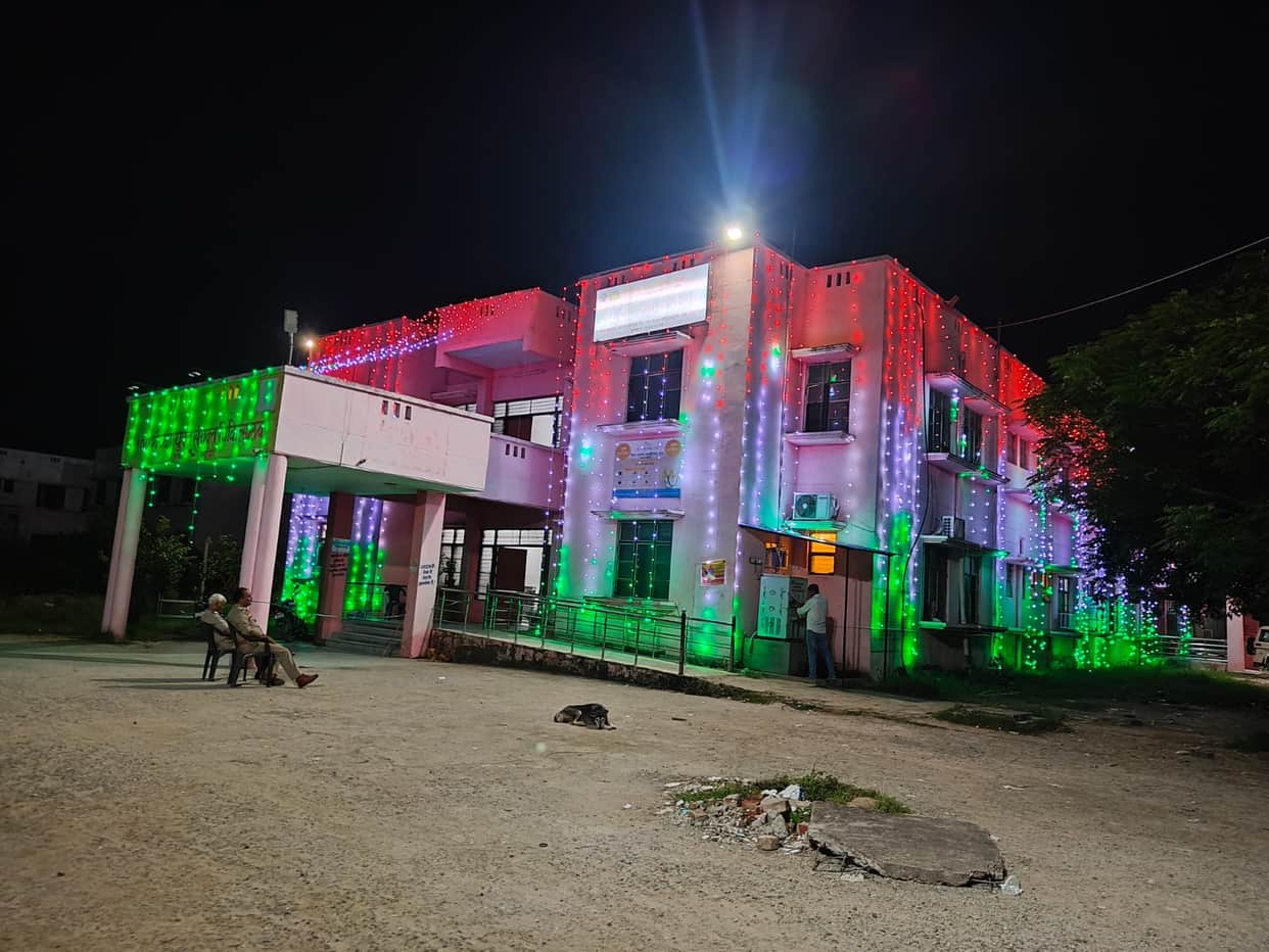 The 'Carpet City' is bathed in the glow of the tricolour