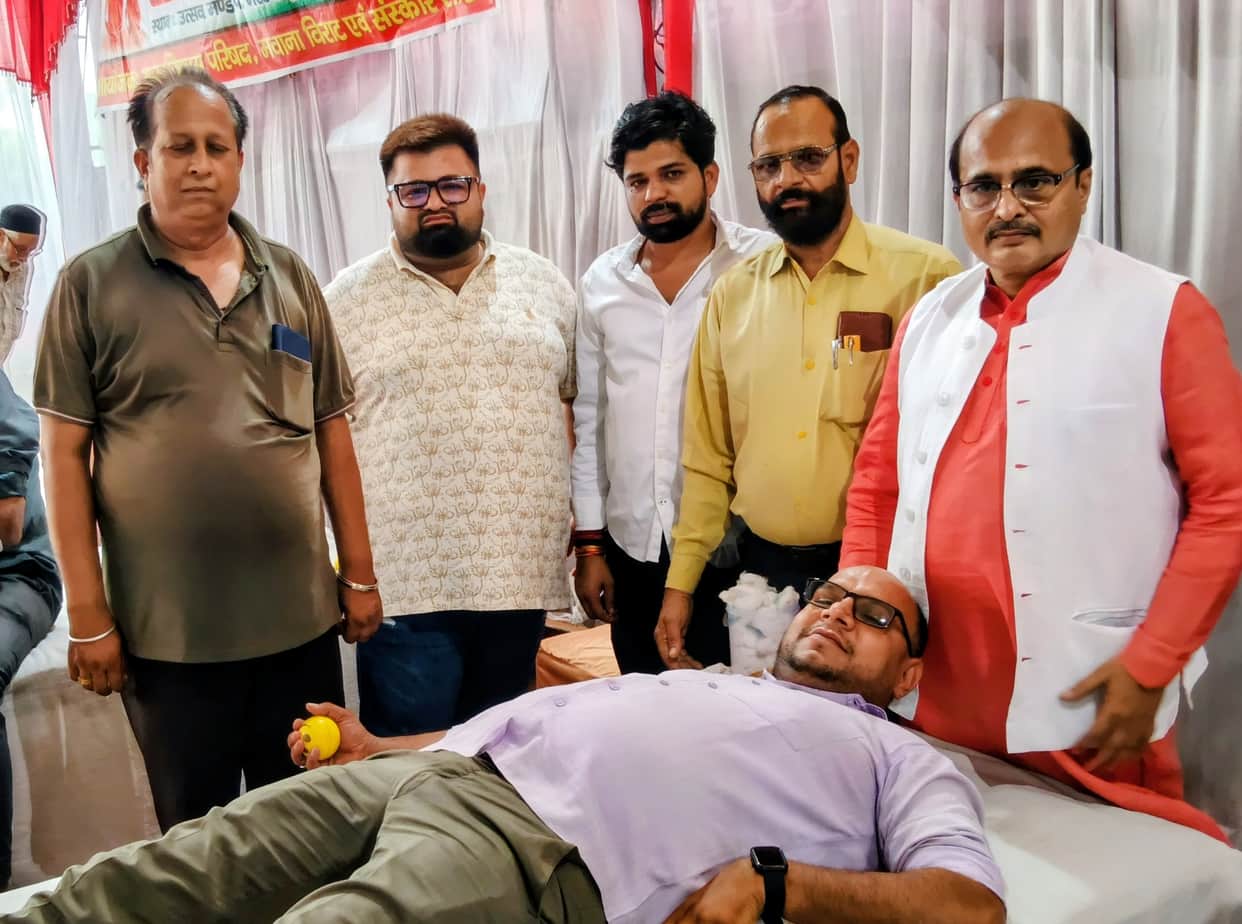 80 people donated blood at the camp; 560 patients benefited.