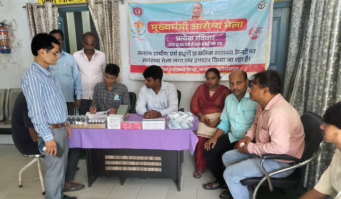 Patients suffering from fever, vomiting, and diarrhea were predominant at the health fair