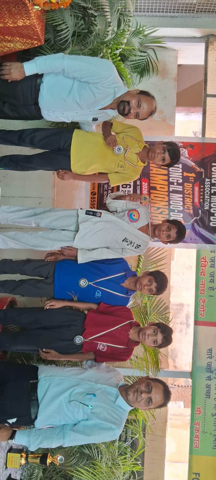Ashish Chaudhary won the gold medal in Tong-Il Moo-Do.