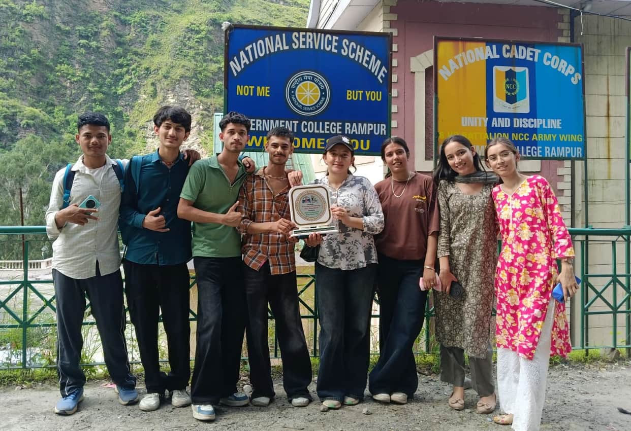 Message of building a drug-free society conveyed through a play