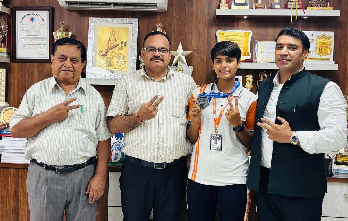 Jind News: राष्ट्रीय रोइंग चैंपियनशिप में मन्नत ने जीता रजत पदक
