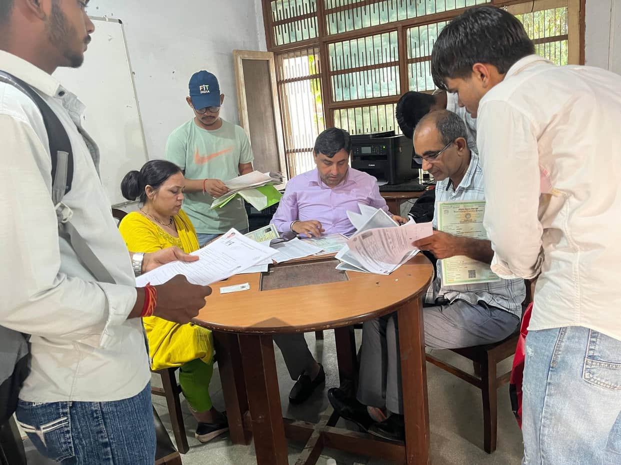 50 students took on-the-spot admission at the ITI.