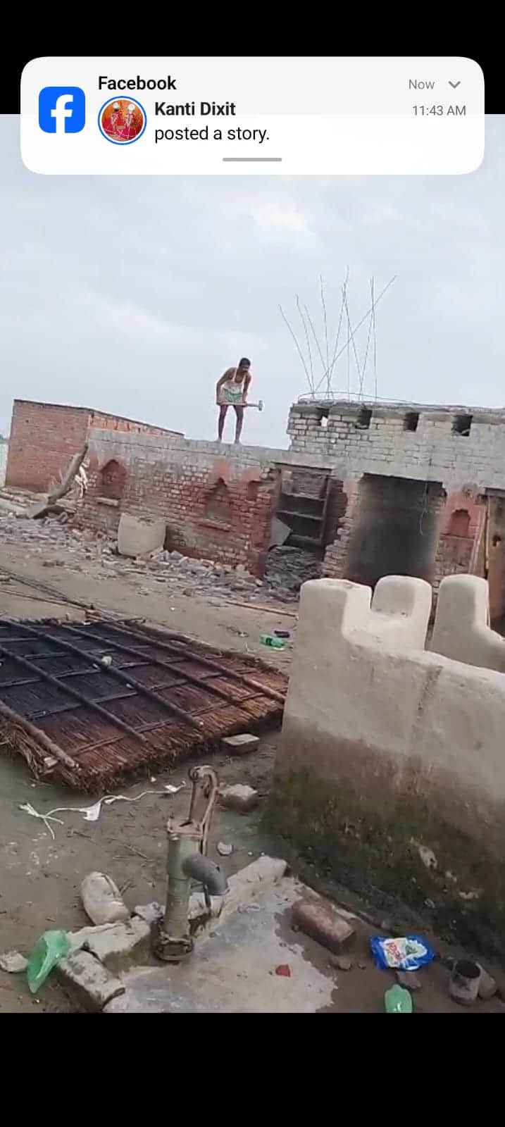 Seven houses were demolished in Katri Taufiq, and three in Dauli ki Madaiya.