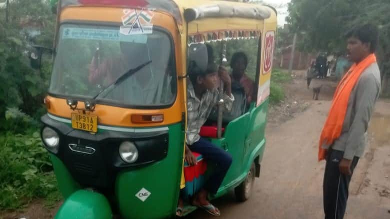 With studies stuck in the mud, children found a lifeline in an auto-rickshaw.