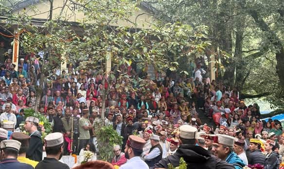 Deities Gather at Burua Shaun Fair