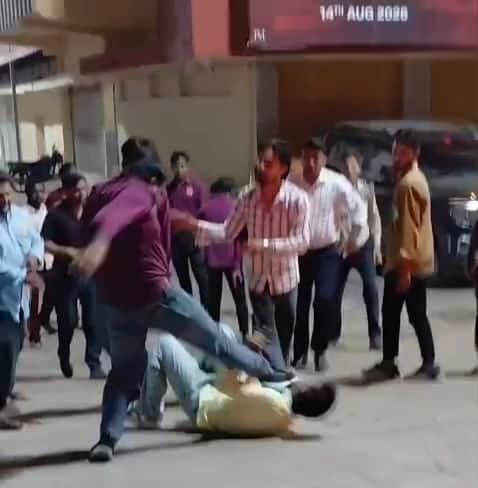 Scooter driven over cinema hall employee after he asked for parking fee at 1:30 AM