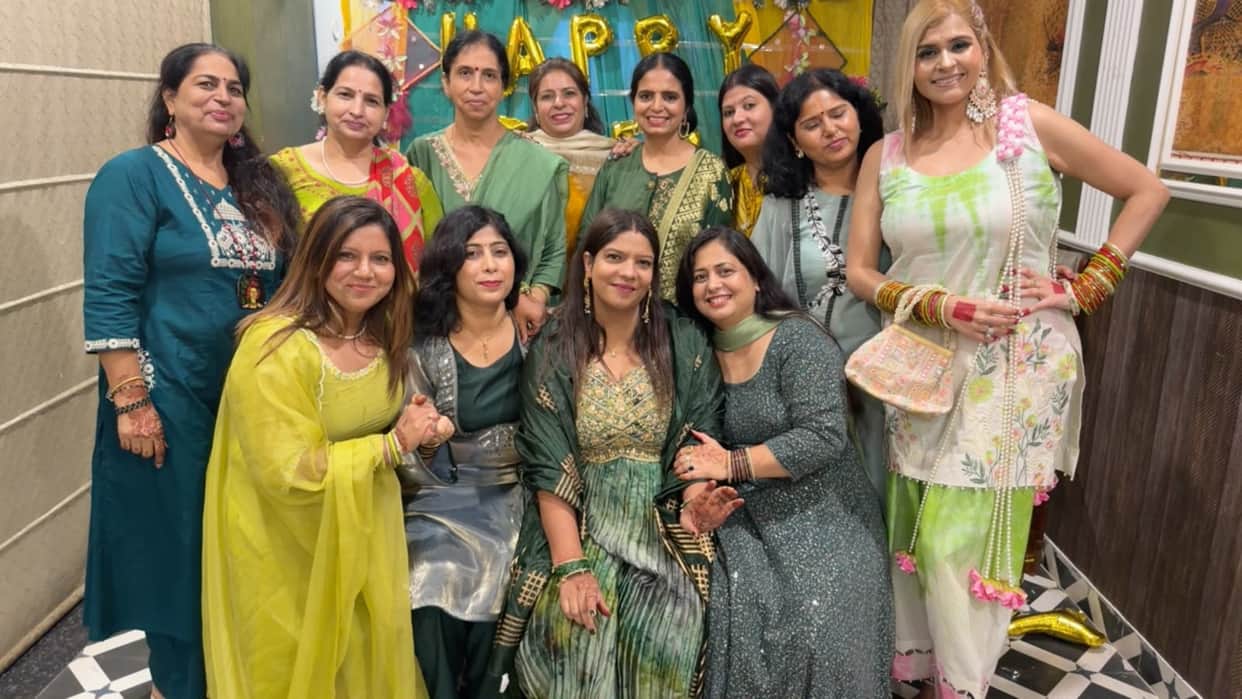 women celebrated hariyali teej