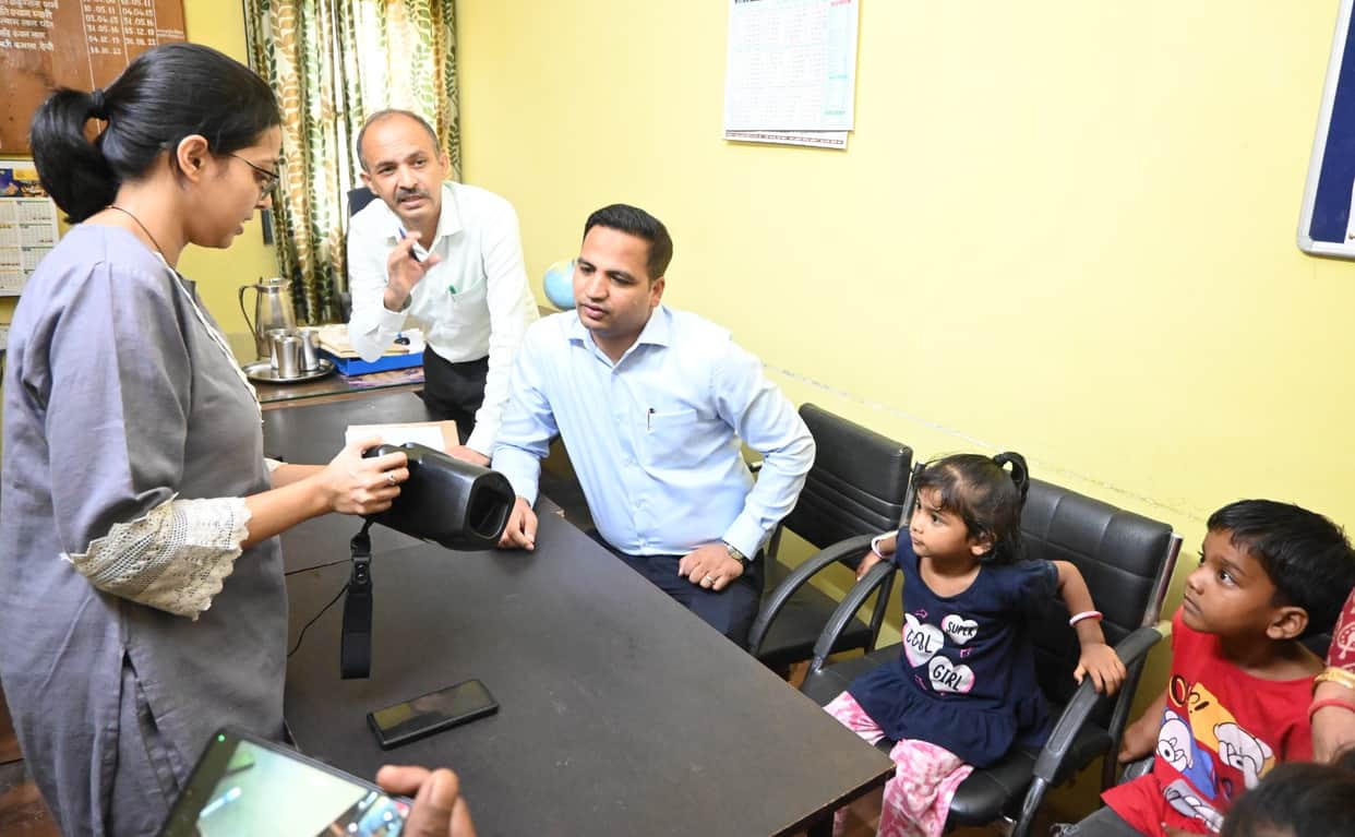 Weak eyesight found in 11 children during the first screening of Mission Drishti.