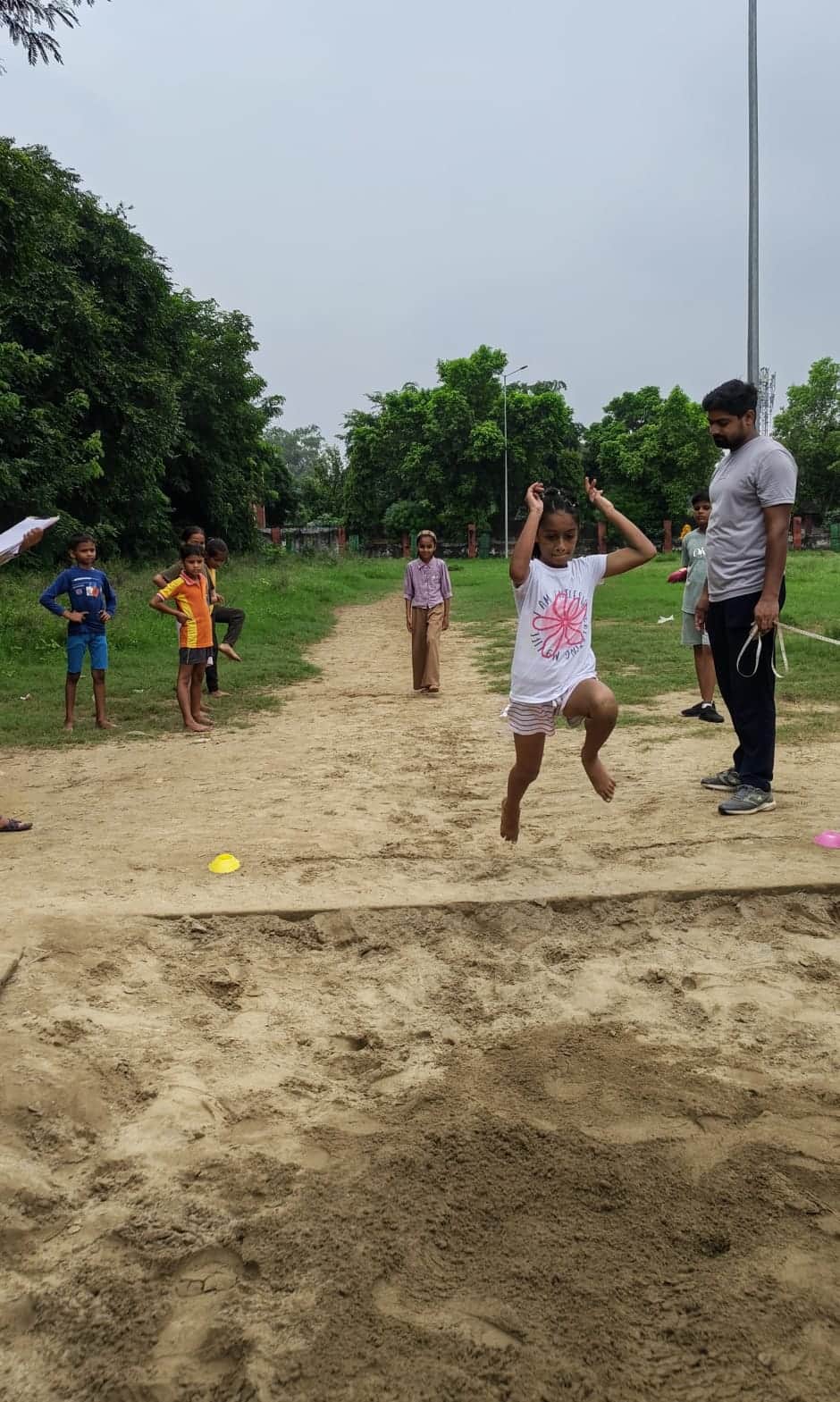 Sports talents showcase their prowess; selected for state-level competition.