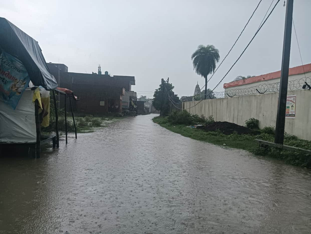 60 mm of rain in 24 hours: relief from the heat, but roads turned into ponds