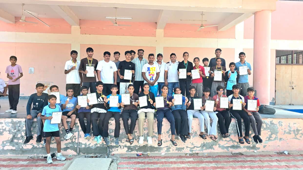 Athletic talent shines; a rich haul of medals