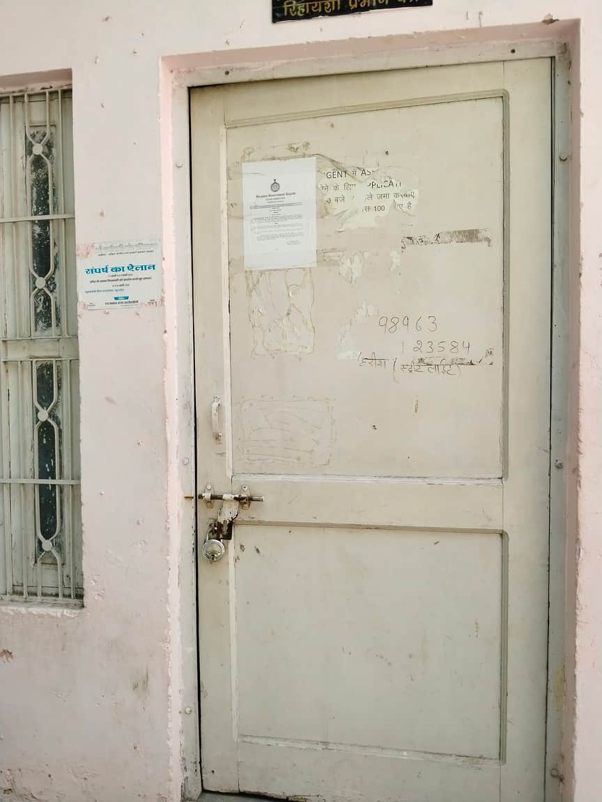 Standoff over lockout; operations at a standstill; protest held by locking the gates for two hours