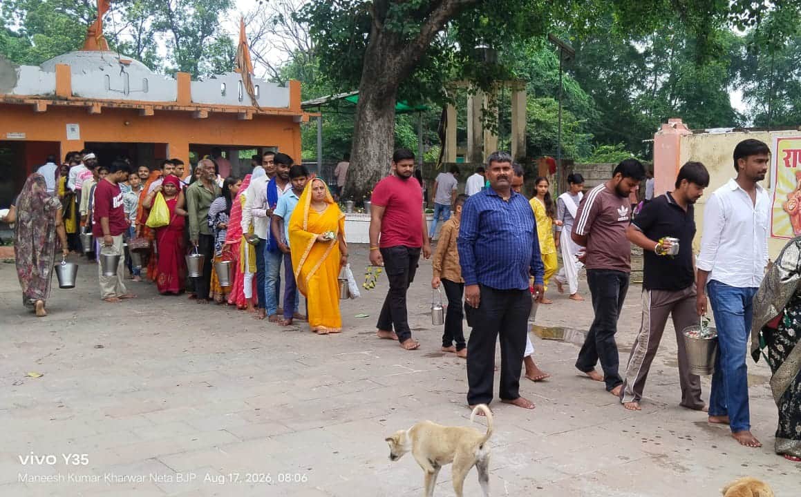 On the third Monday of Sawan, Shiva temples resonated with chants of 'Har-Har Mahadev'.