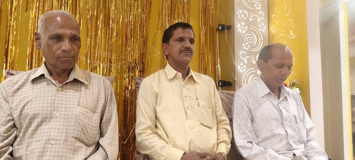 ज्वालामुखी में भाजपा ओबीसी मोर्चा प्रदेश अध्यक्ष रामलोक धनोटिया प्रेस वार्ता करते हुए । भाजपा