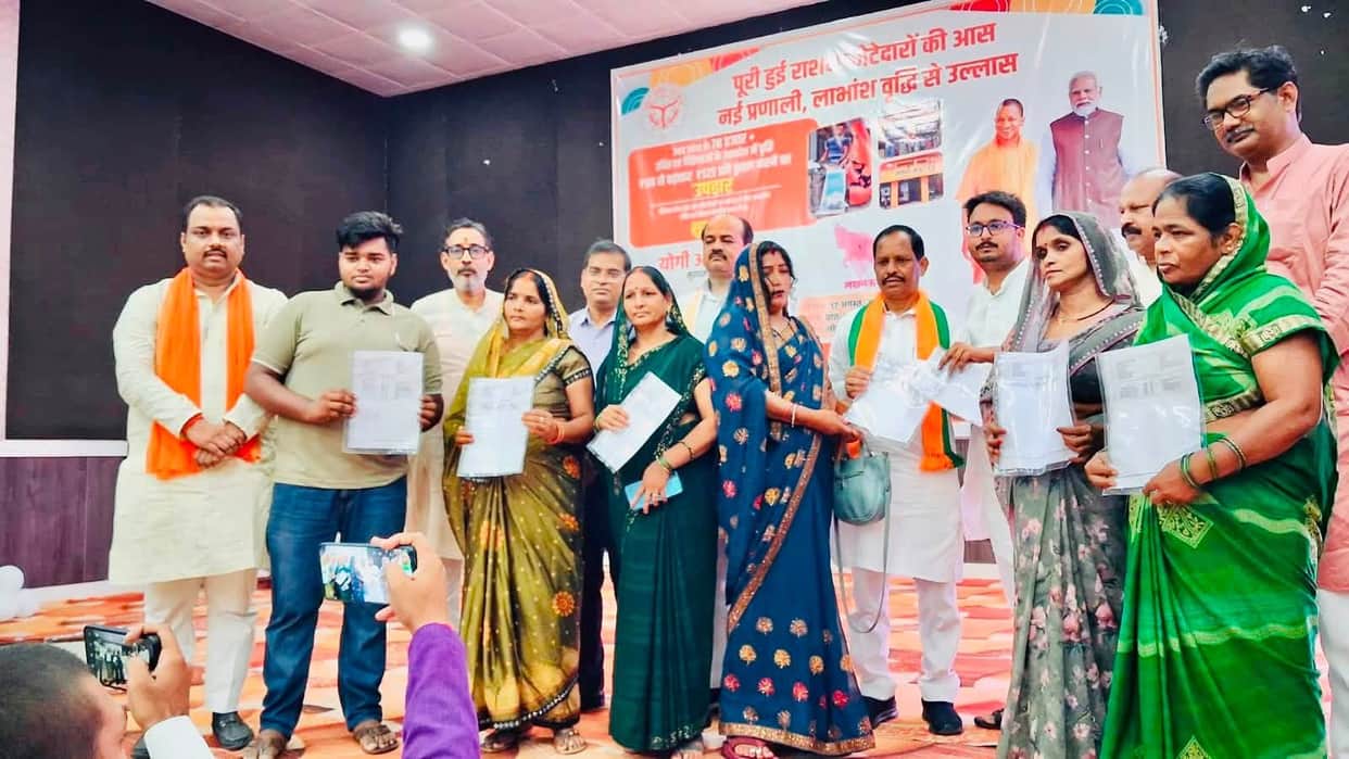 Increase in commission for ration dealers; they will now receive 125 per quintal, up from 90.