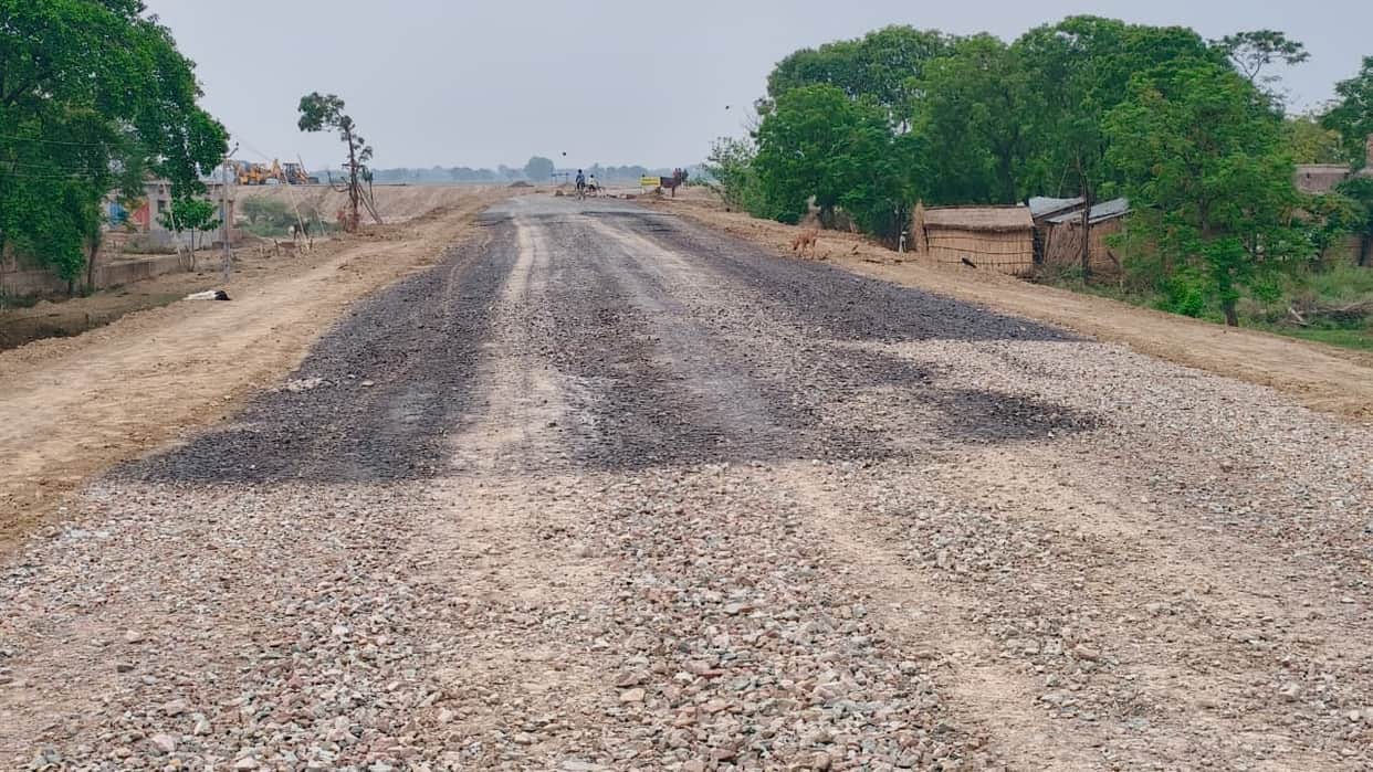Road connecting Bihar ready; 15-meter stretch of land stalls progress
