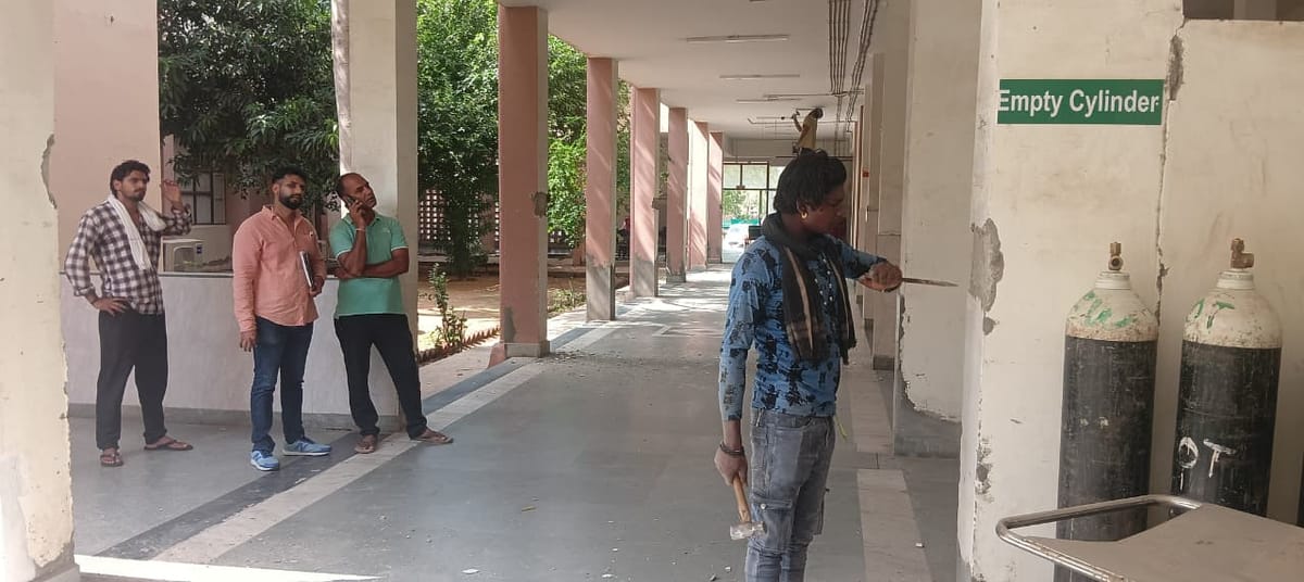 Charkhi Dadri News: चंडीगढ़ से पहुंची टीम ने अस्पताल की नई इमारत की गुणवत्ता परखी