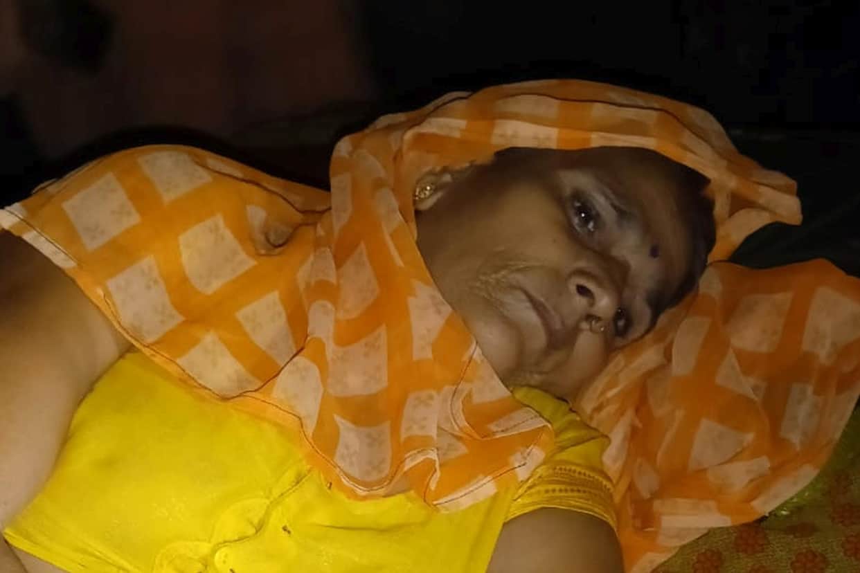 Leopard attacks woman sleeping outside her home.