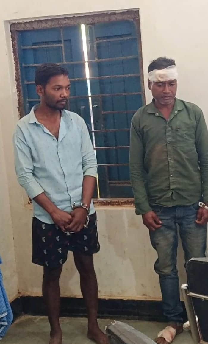 दोहरे हत्याकांड के दोनों आरोपी।