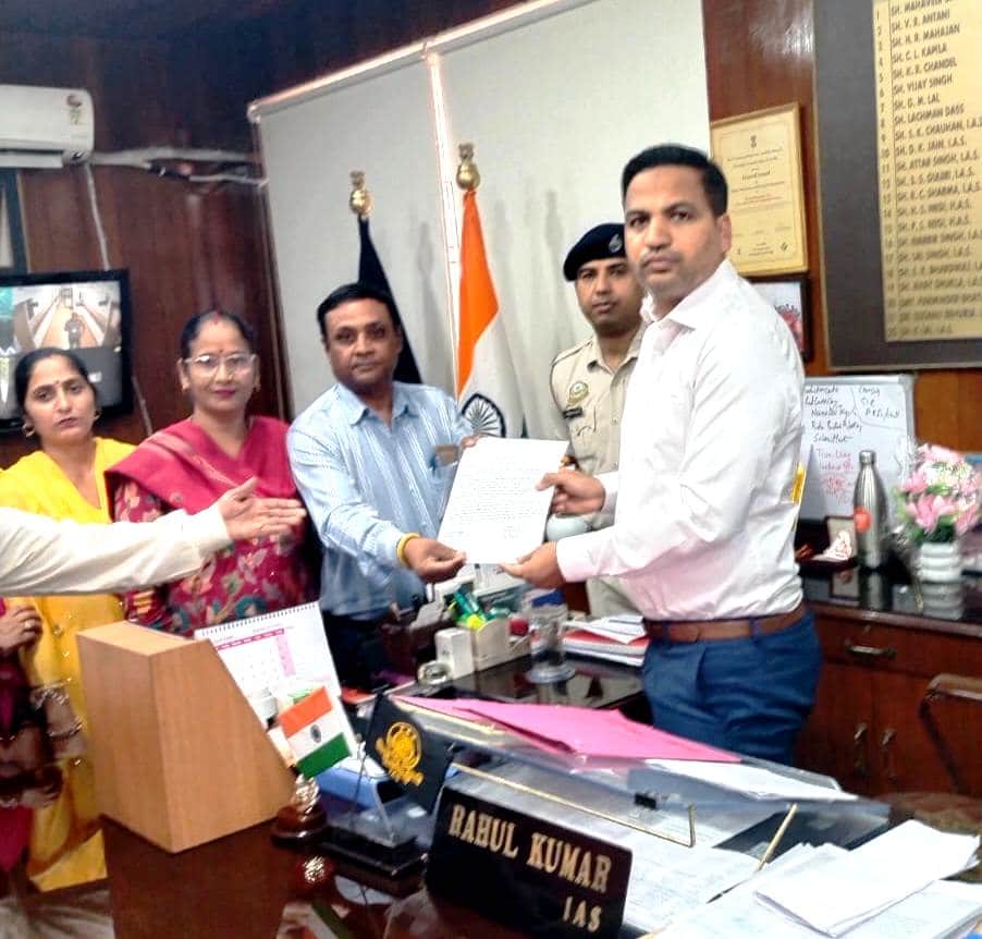 Construction of the building did not begin even after the land was transferred to the Panchayat's name.